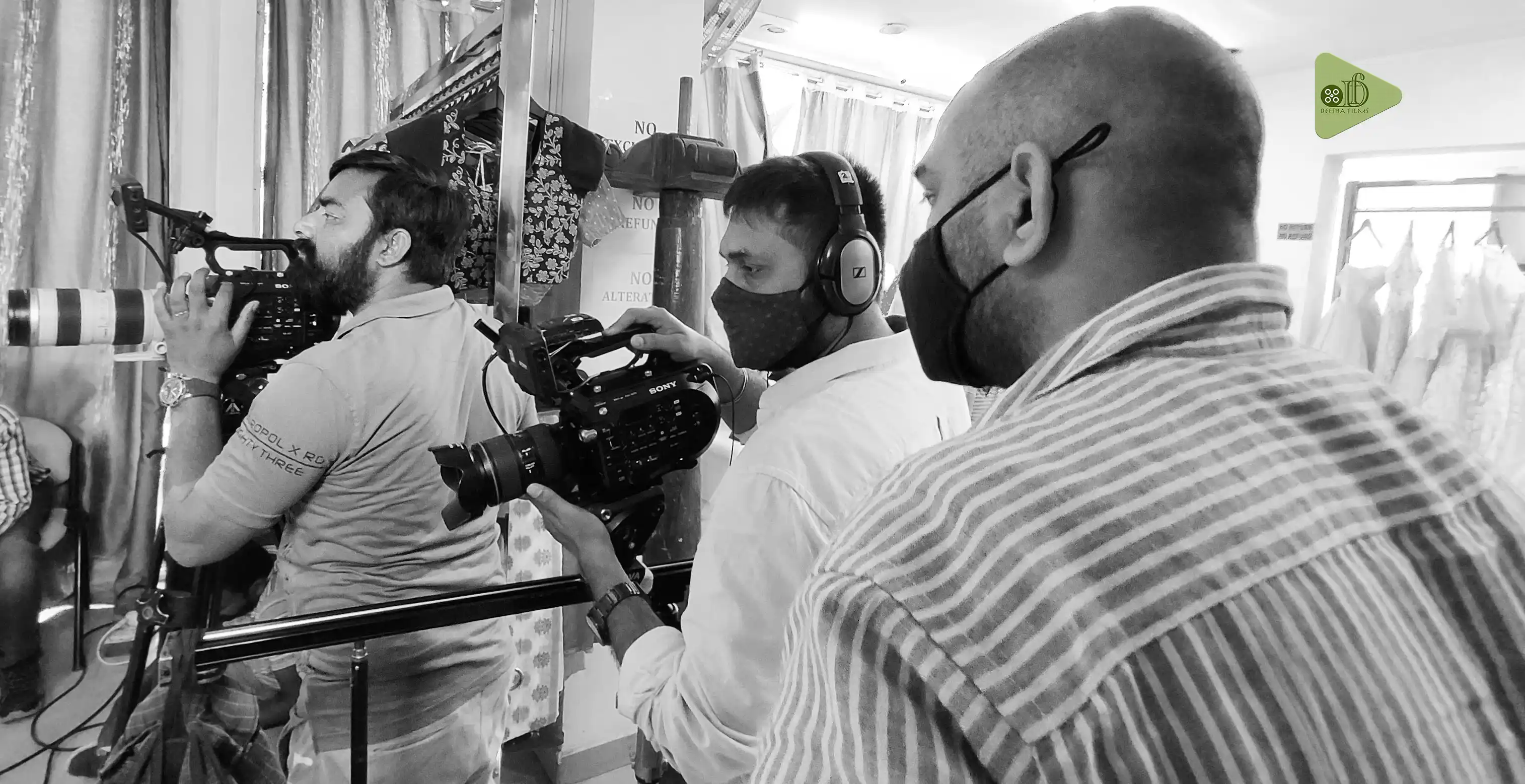 TVC Production Agency Delhi on a professional film set